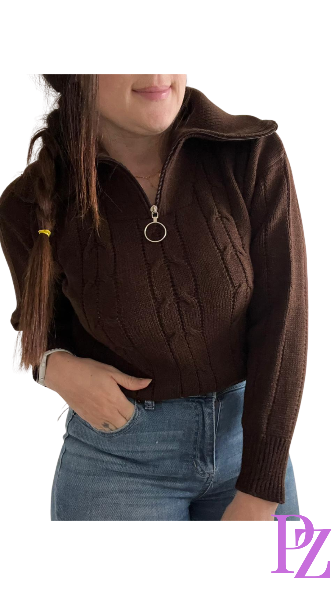 Sweater Cremallera