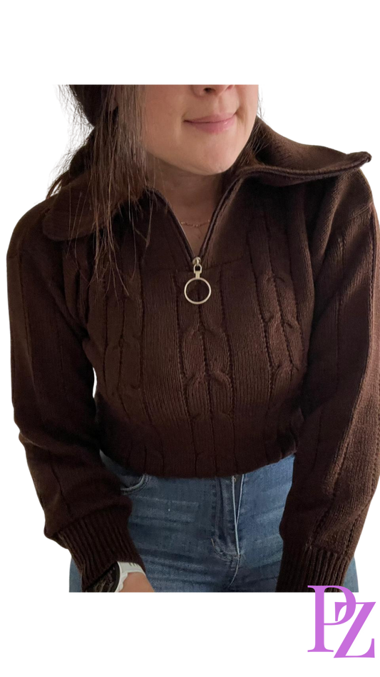 Sweater Cremallera